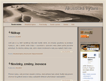 Tablet Screenshot of akustickakytara.cz